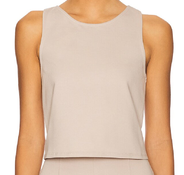 Ripley Rader - Ponte Knit Tank Top - Clay Clay