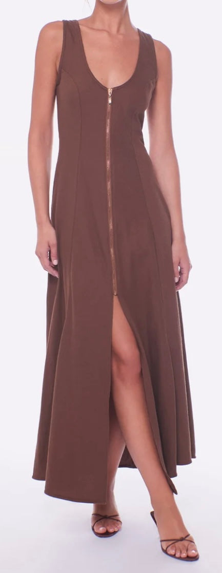 Peixoto - Soleil Cedar Latte Maxi Dress