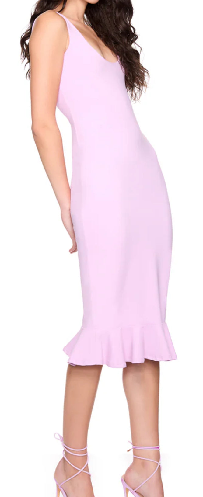 Susana Monaco - Flutter Bottom Scoop Tank Dress (pink)