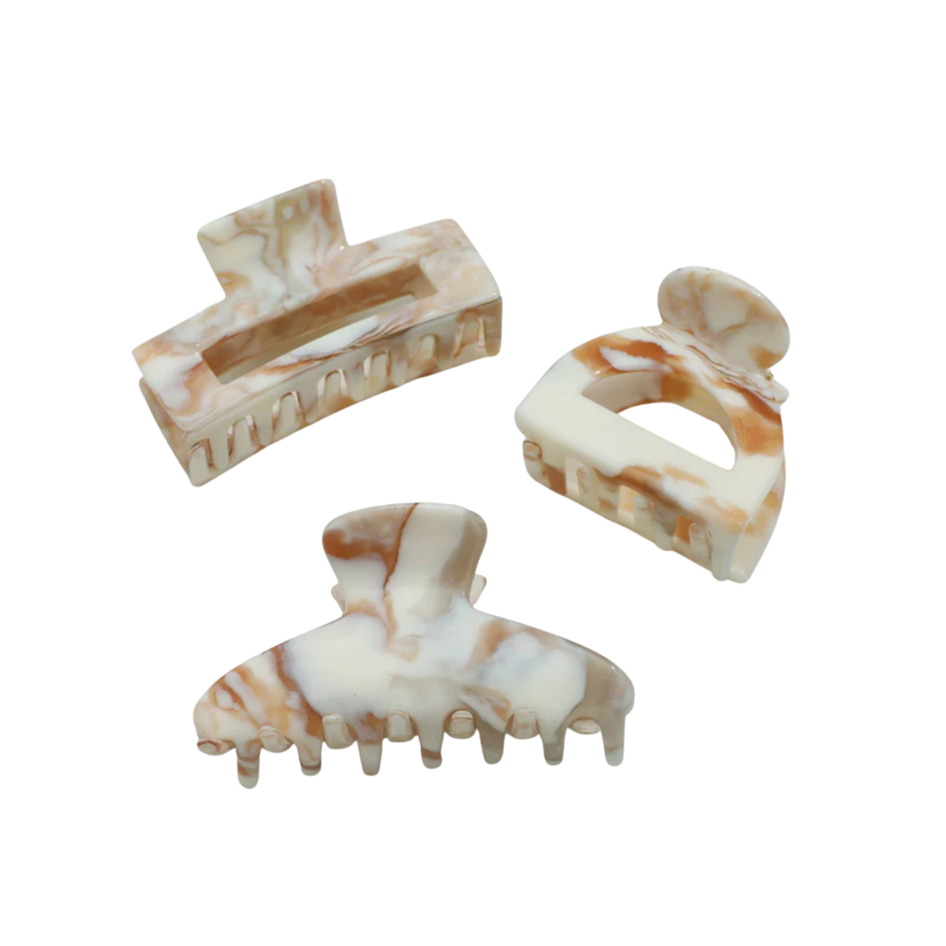 Hair- Calacatta Gold S/M | Assorted Small/Medium Claw Clips