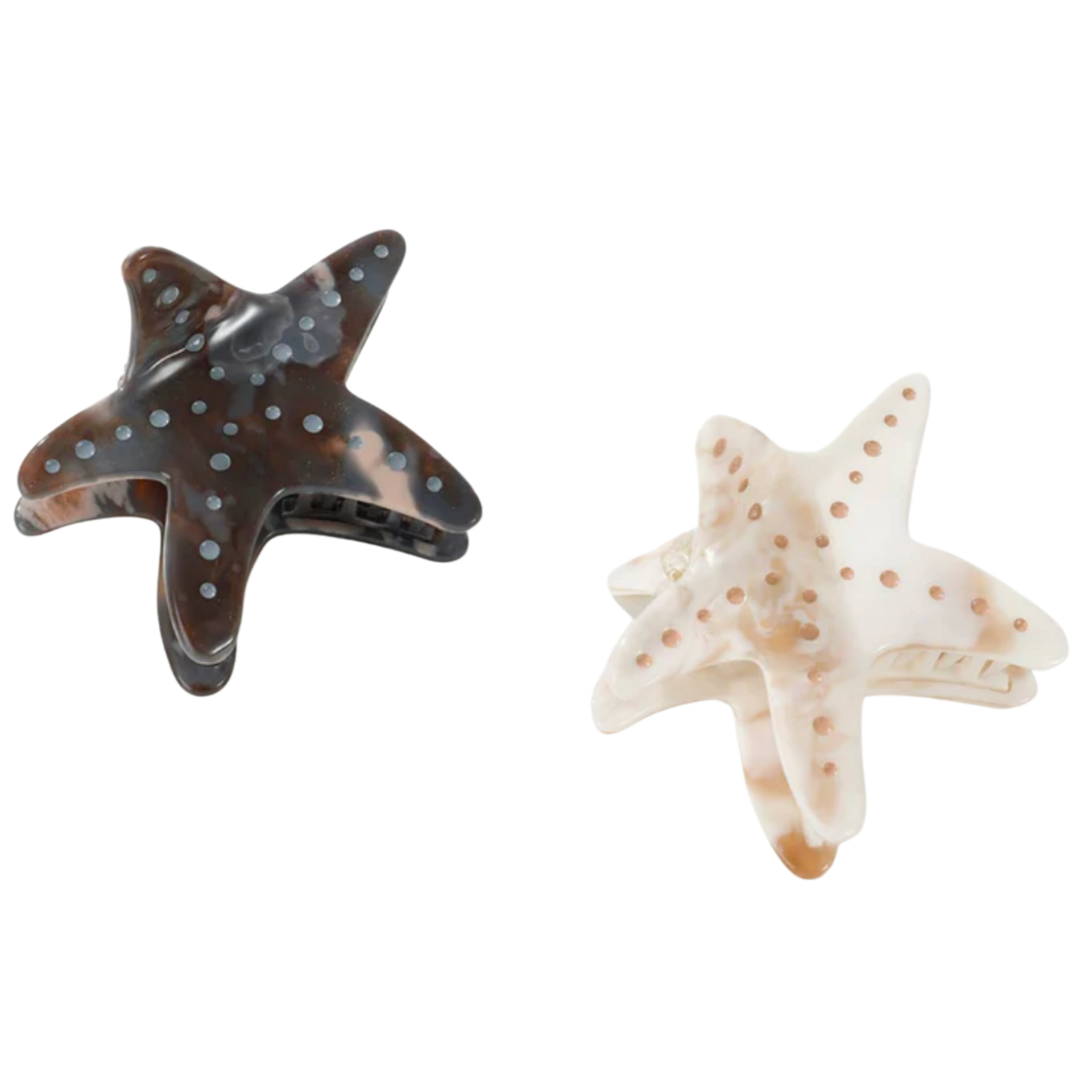 Hair- Calacatta Starfish Claw Clip - Medium