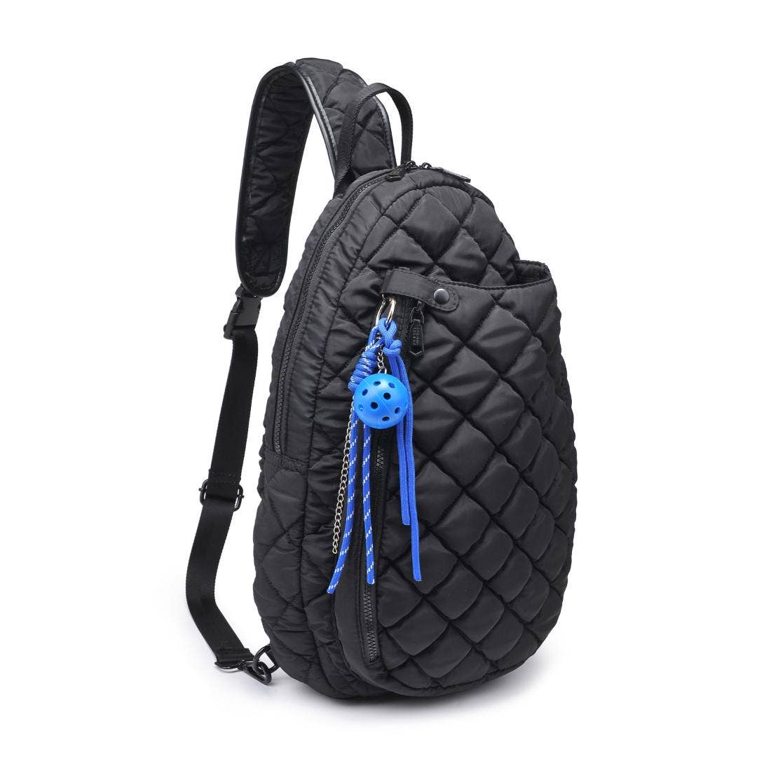 Match Point - Quilted Puffer Pickleball & Paddle Tennis Sling Backpack