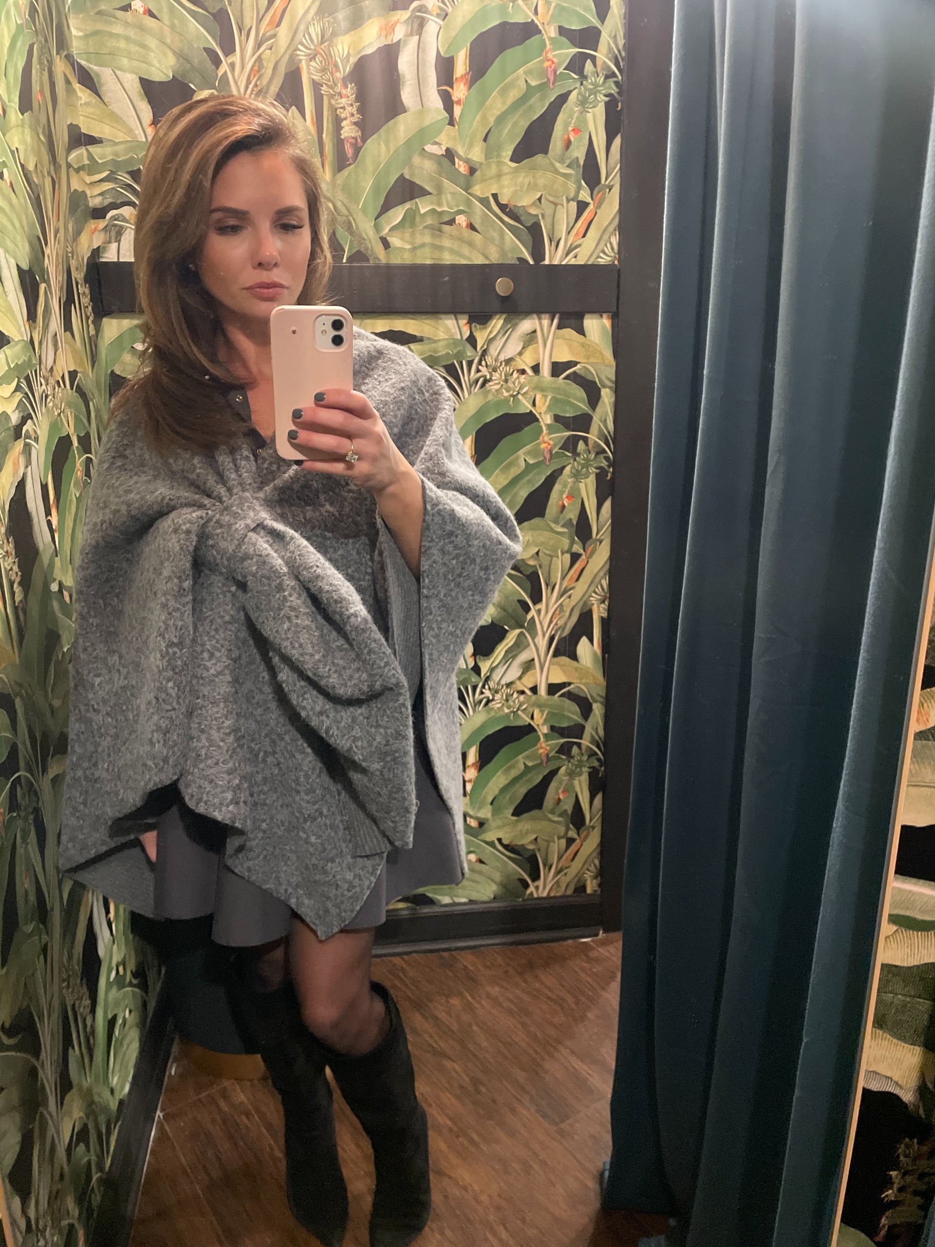 Milio Milano - Mohaire Texture Poncho Cover-Up