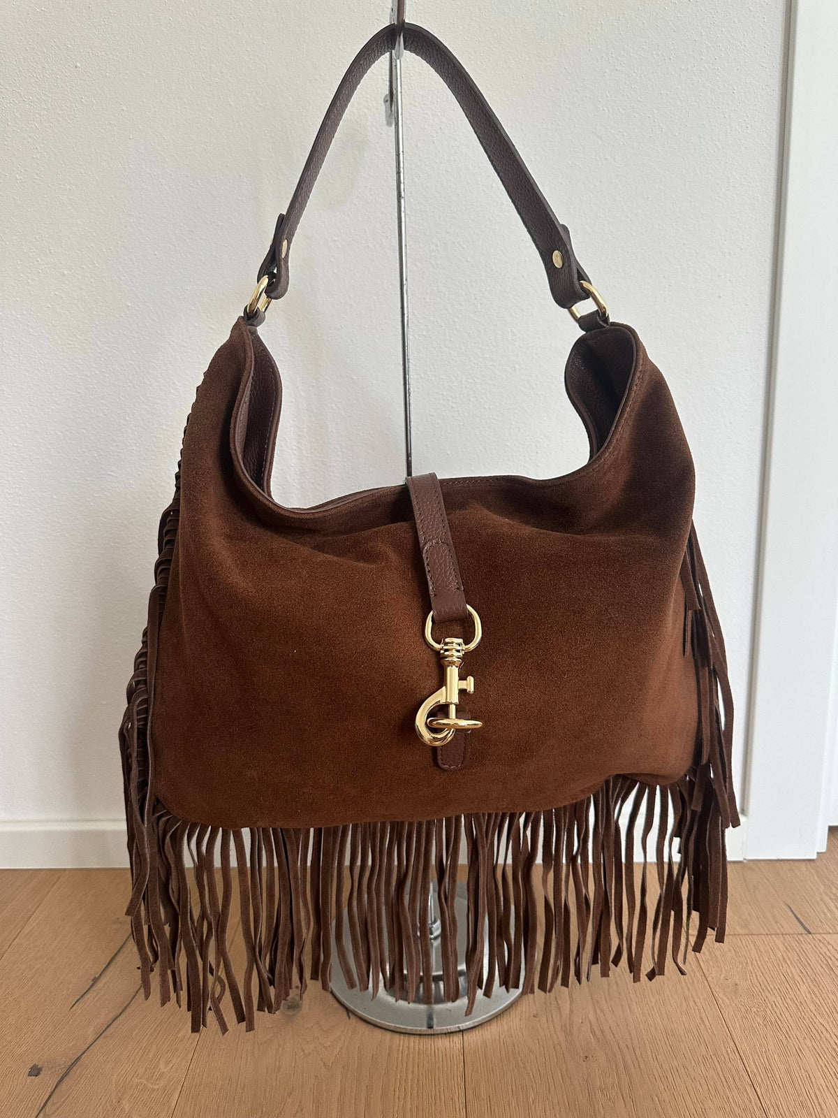 Zh Leather Bags - JENNY- suede e frange