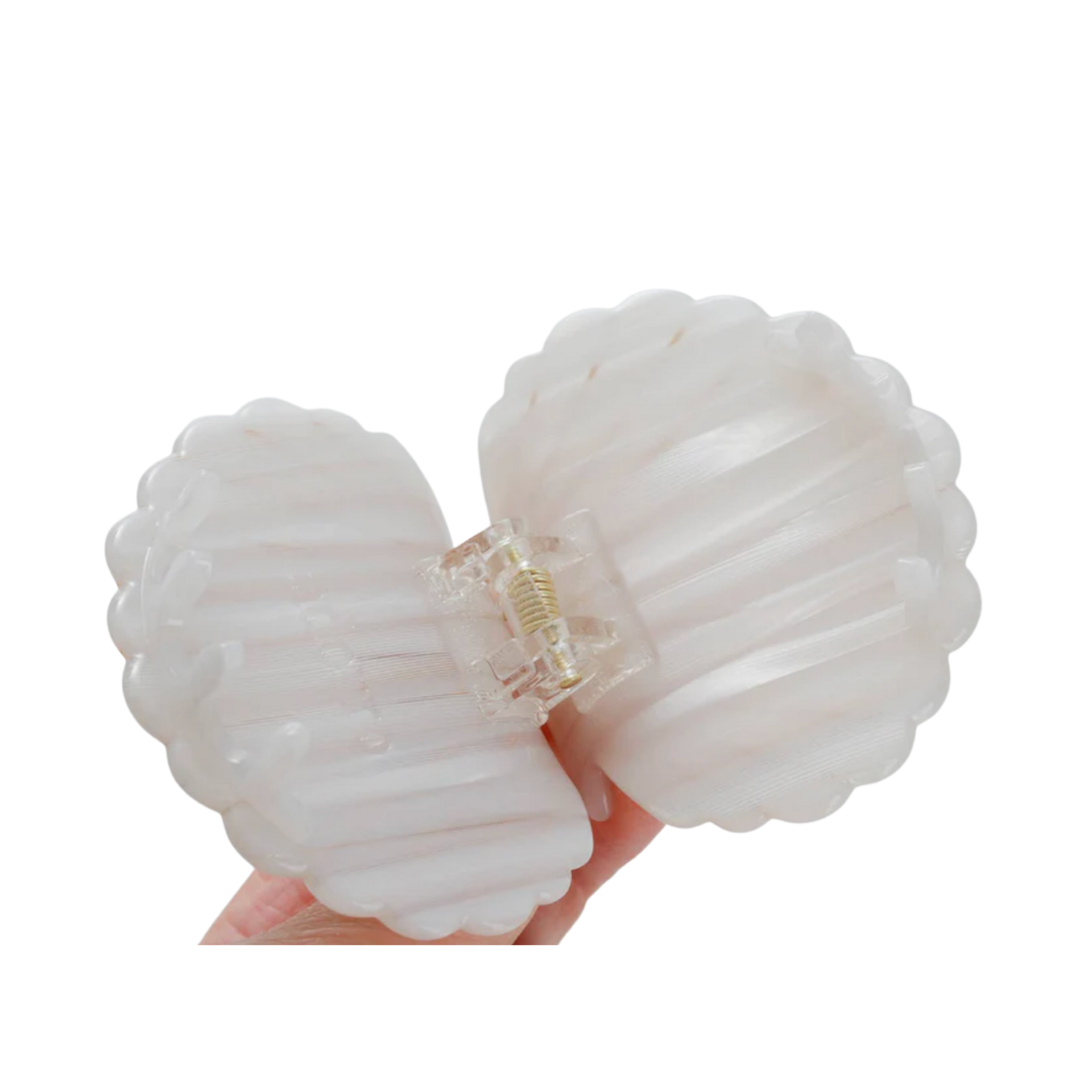 Hair- Opal Pearl Seashell Claw Clip - Medium