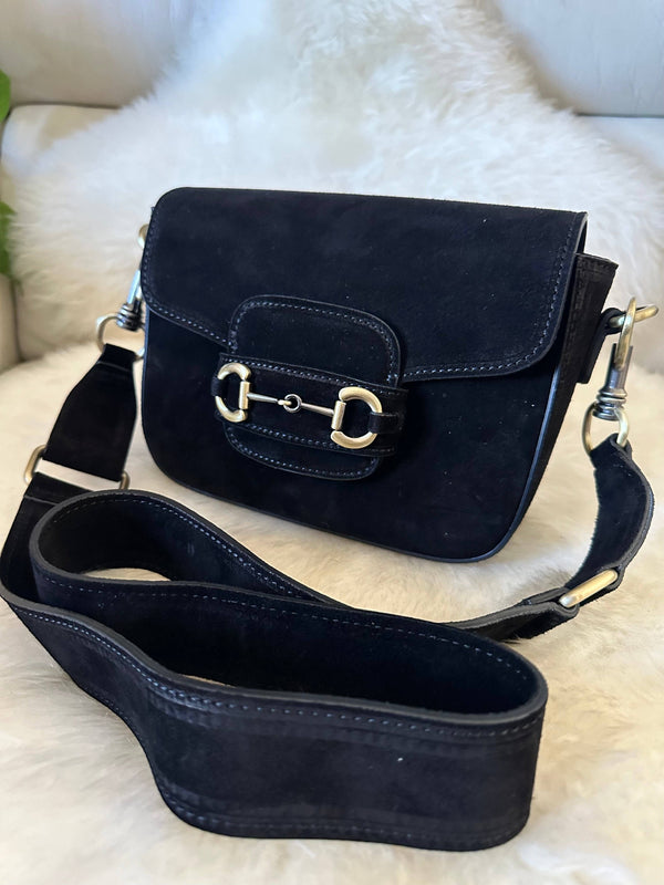 Zh Leather Bags - EMILY suede crossbody