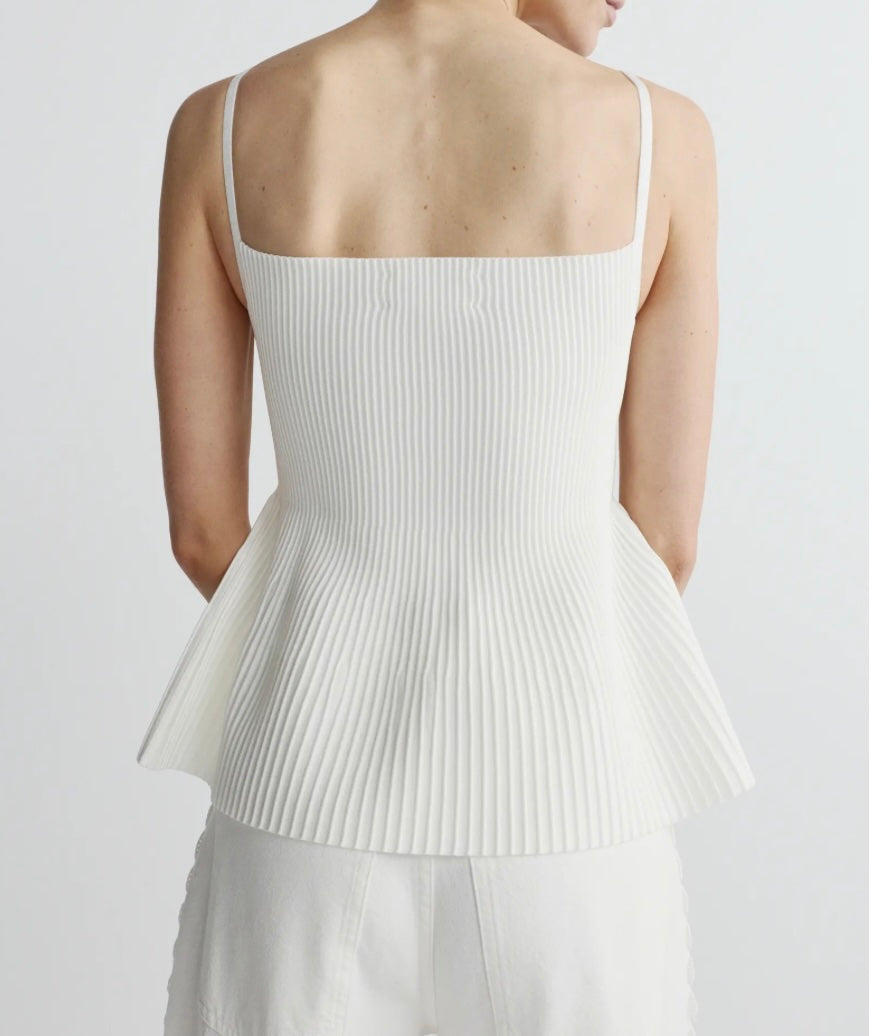 DL1961 - Peplum Tank Instasculpt Rib