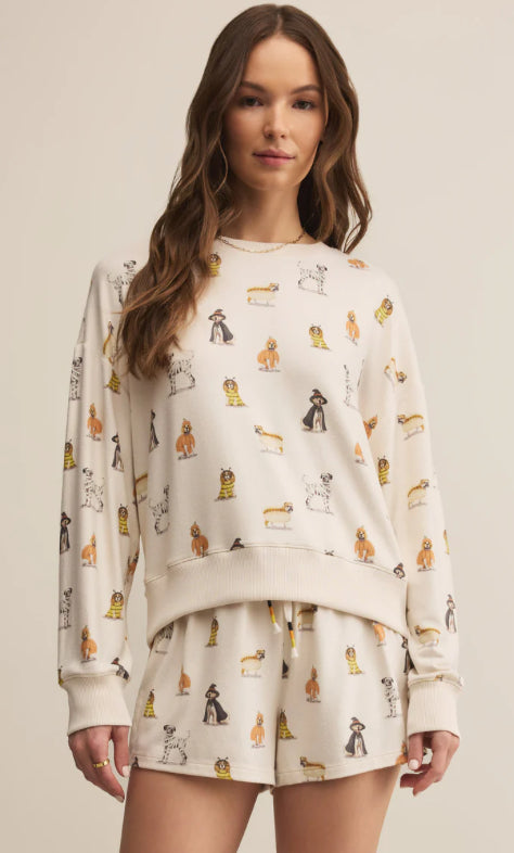 ZSupply - Vanilla Ice Elle Pup Long Sleeve Top