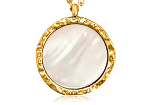 Ellie Vail - Alba Mother Of Pearl Pendant Necklace