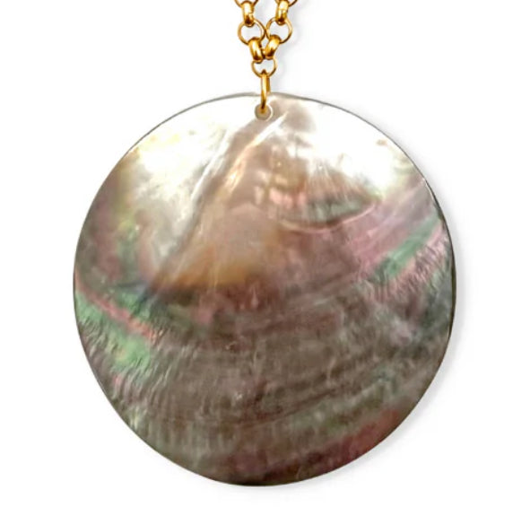 Ellie Vail - Julane Mother of Pearl Shell Pendant Necklace