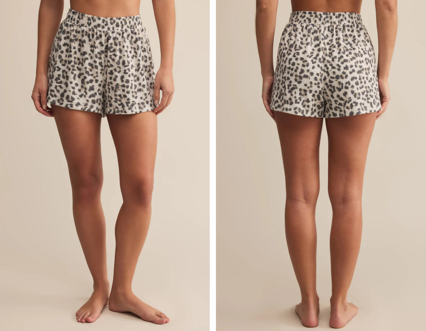 Z Supply - Champagne Luxe Leopard Short
