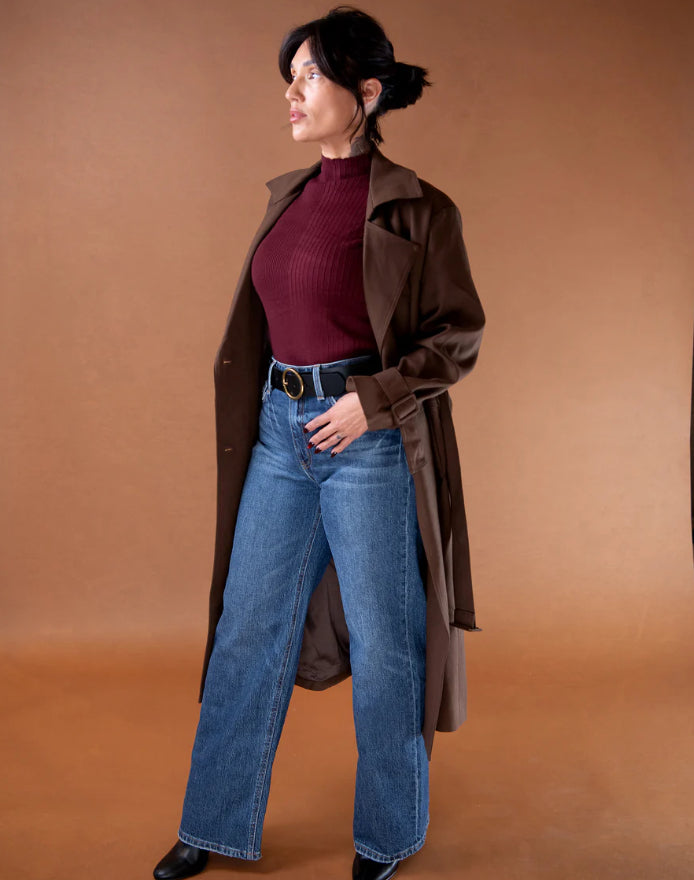 Lucy Paris - Allen Trench Coat - Brown
