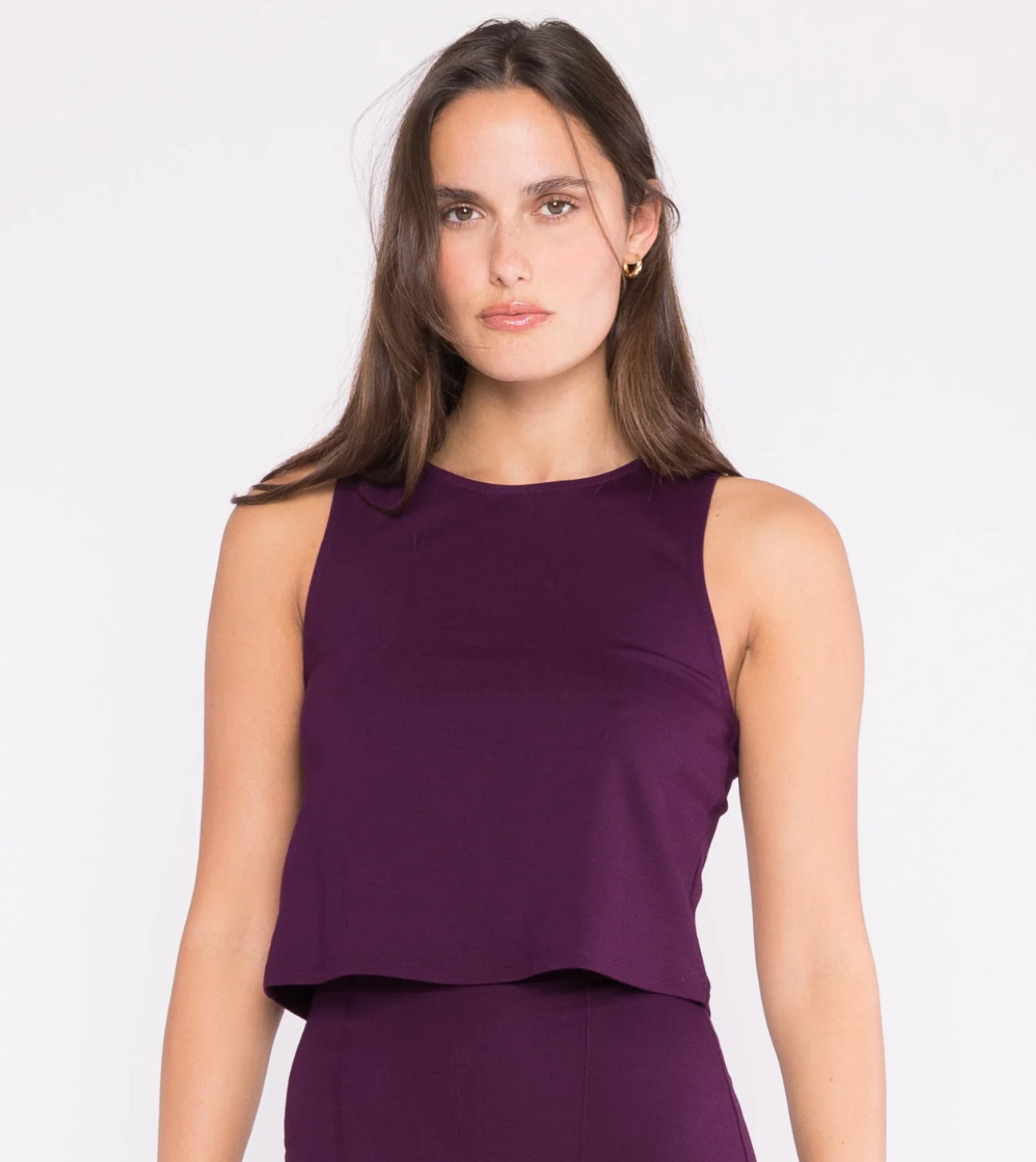 Ripley Rader-Plum Ponte Tank Top
