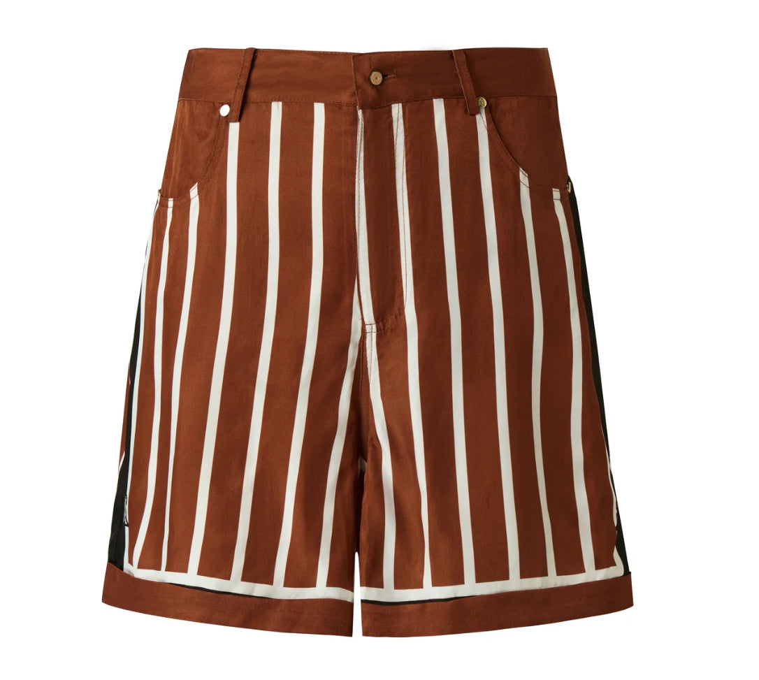 SANCIA - Cherrywood Stripe Trista Short