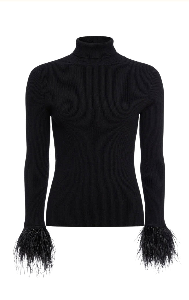 Marie Oliver- black Tucker Top