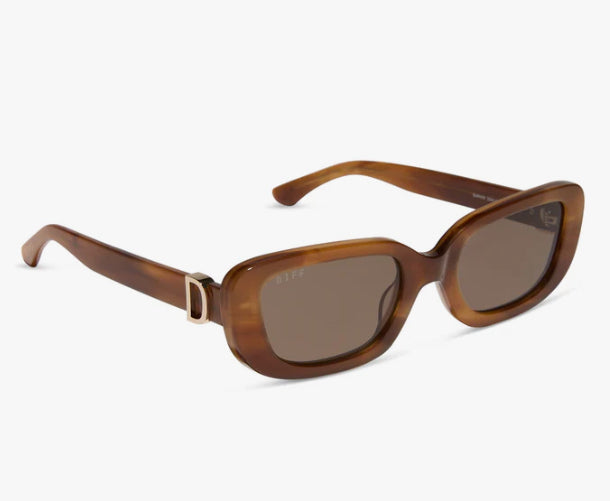 DIFF EYEWEAR- DAPHNE TAWNY TORTOISE BROWN