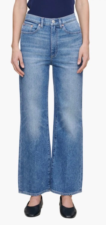 DL1961 - KARMINE REFINED WIDE LEG LT OPAL BEACH JEAN