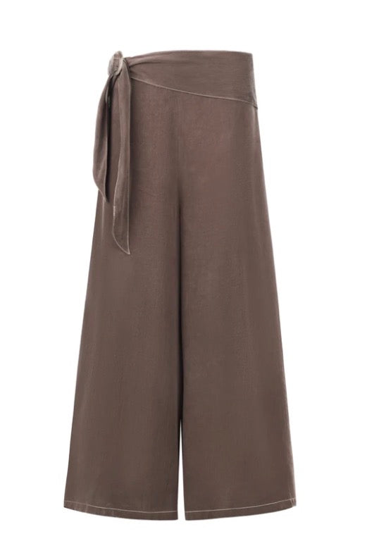 Luna Cupro Pants  Truffle