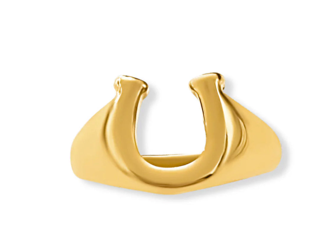 Ellie Vail - Chance Horseshoe Ring - US 8