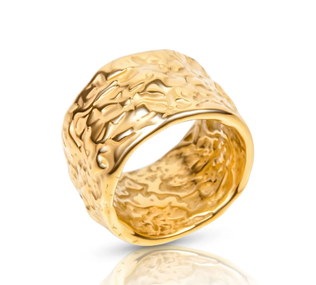 Ellie Vail - Logan Textured Ring - US Size 8