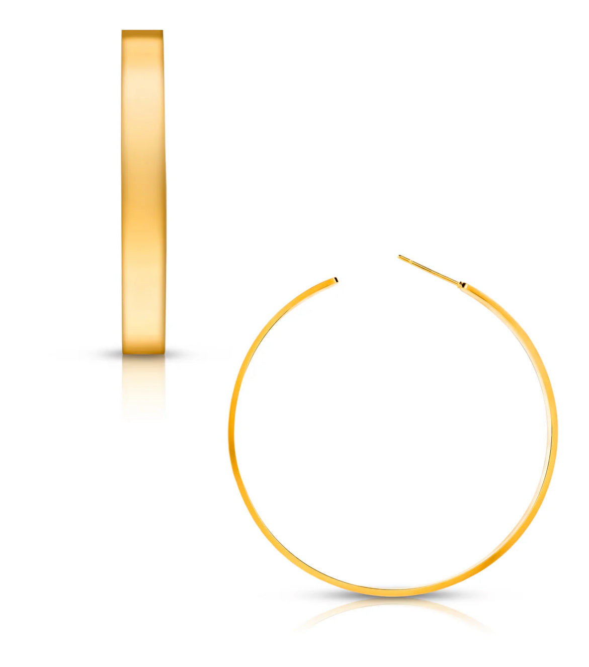 Ellie Vail - Perry Large Hoop Earring - Gold