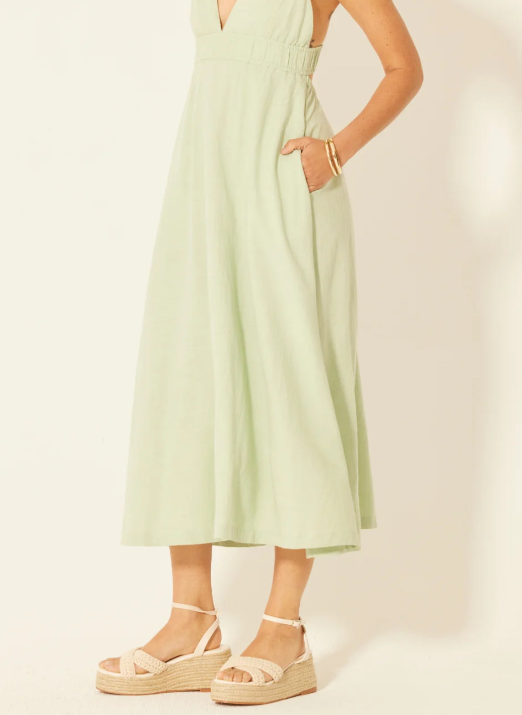 Bila77 - Green Garden Odyssey Dress