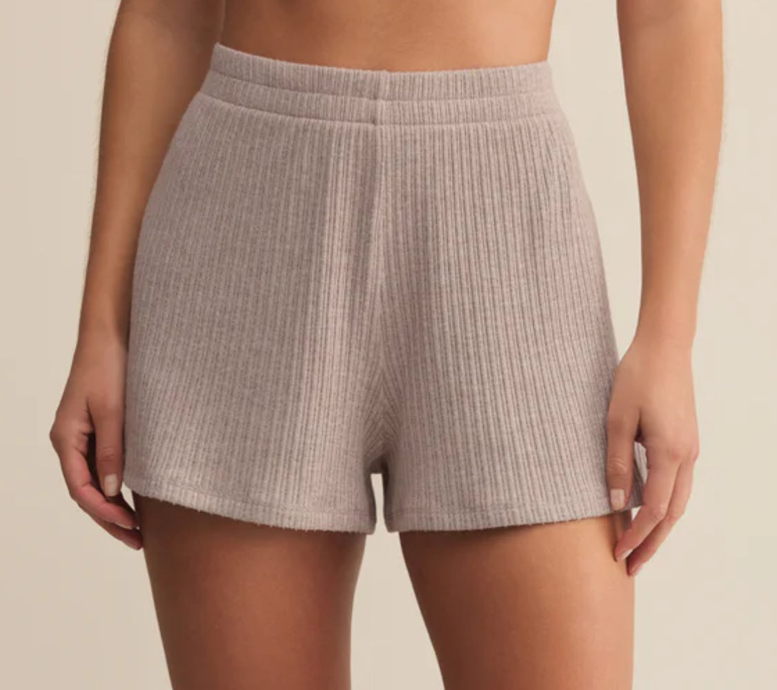 Z-Supply - Horizon Mini Rib Shorts (slate grey)