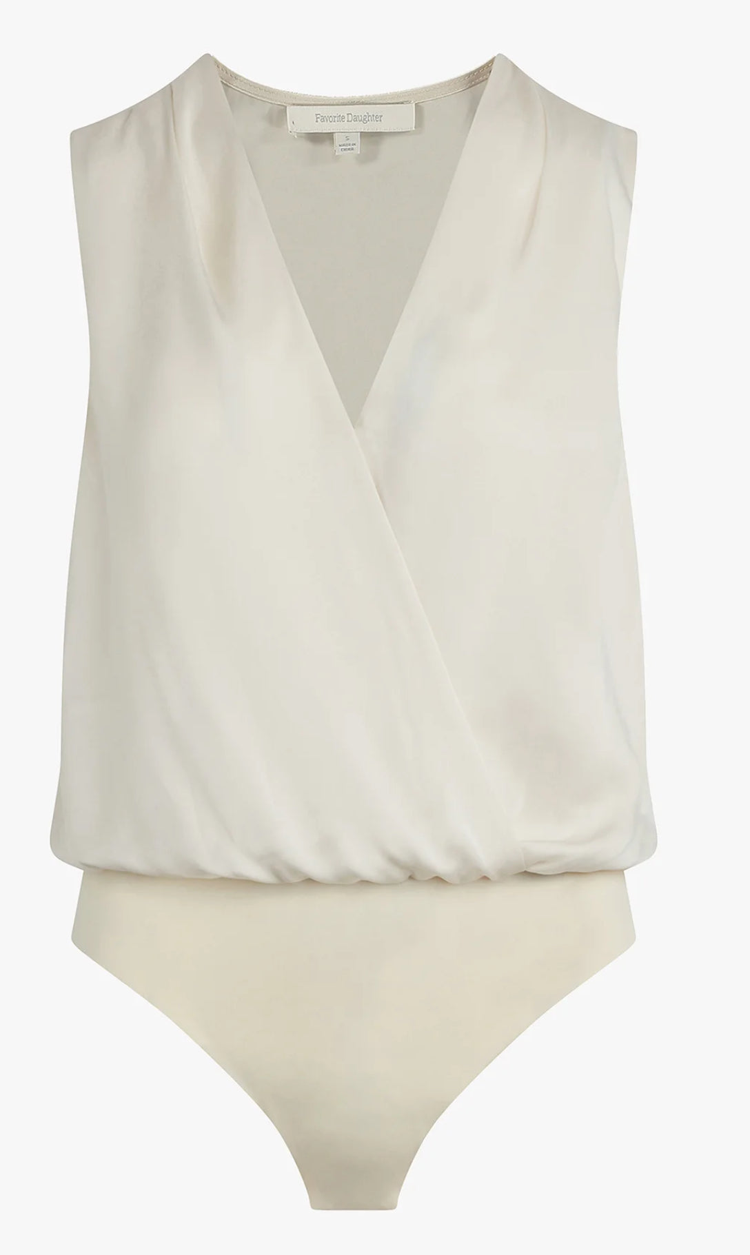 Favorite Daughter - The Sleeveless Date Blouse Top (ivory)