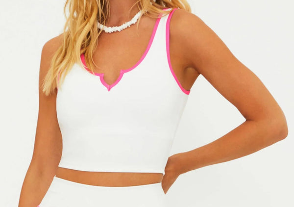 Beach Riot - Josie Top Strawberry Cream