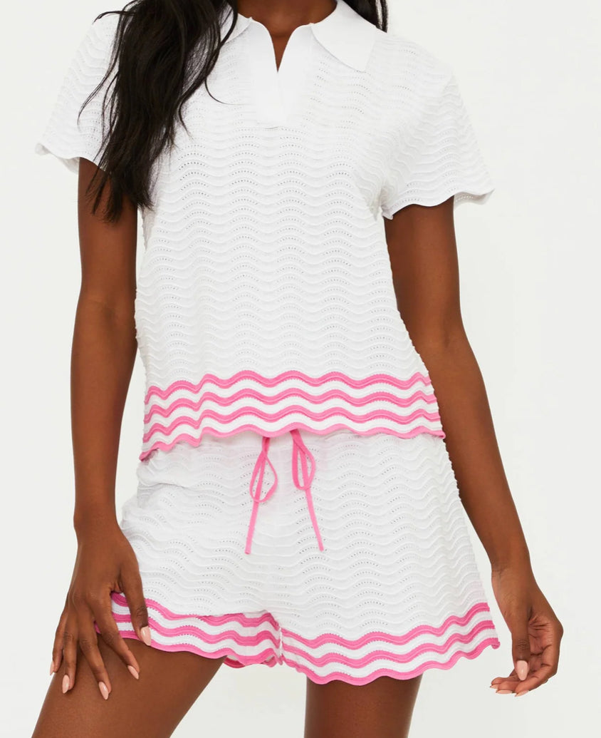 Beach Riot - Vera Top Strawberry Wave
