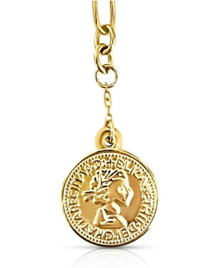 Ellie Vail - Ivey Coin Charm - Gold