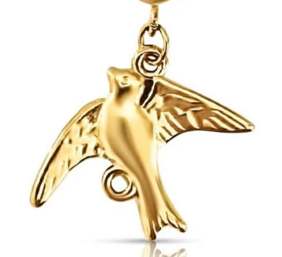 Ellie Vail - Evelyn Sparrow Charm - Gold