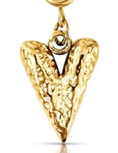 Ellie Vail - Charlotte Heart Charm - Gold