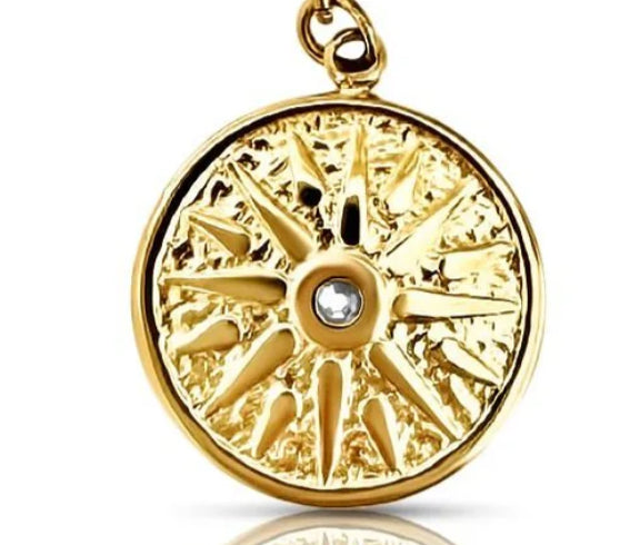 Ellie Vail - Kaeli Sunburst Charm - Gold