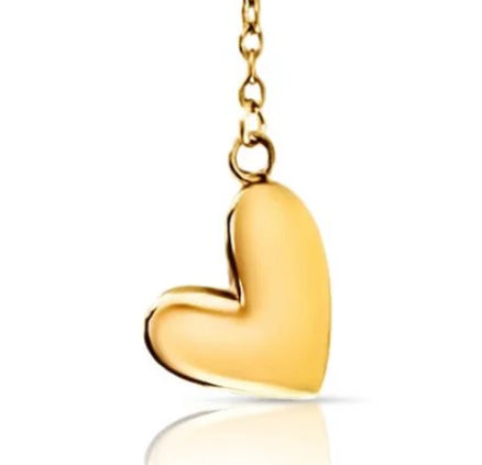 Ellie Vail - Wanda Heart Charm - Gold