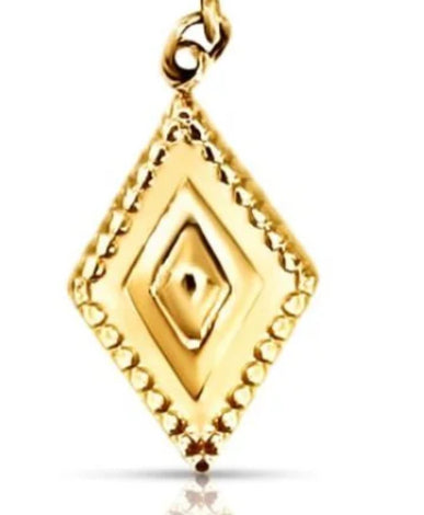 Ellie Vail - Emryn Geometric Charm - Gold