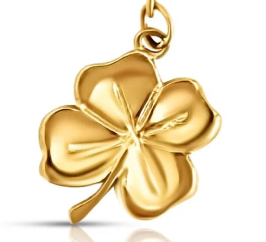 Ellie Vail - Madeline Four Leaf Clover Charm - Gold