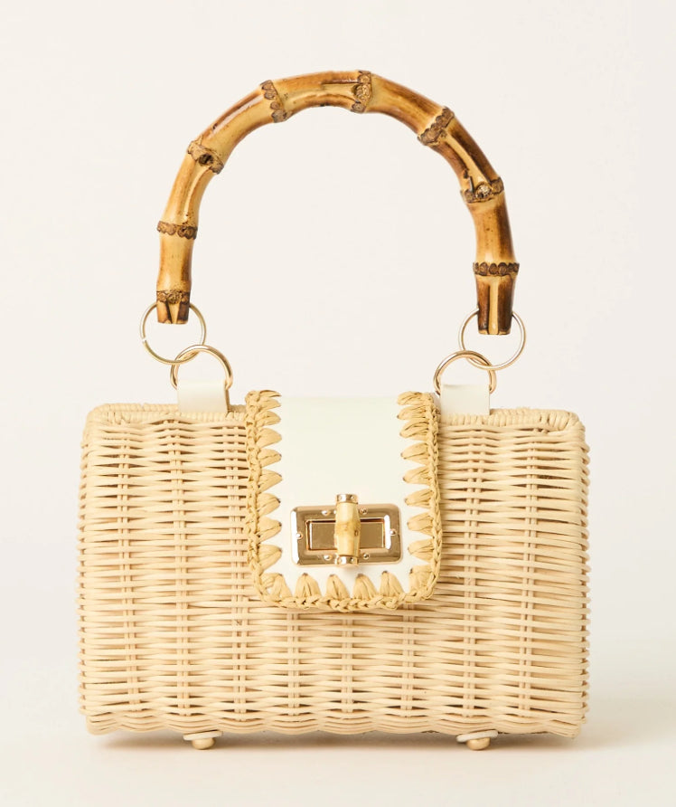 BTB Los Angeles - Mason Bamboo Clutch (natural)