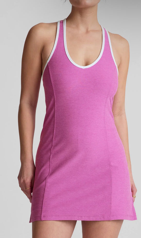 Beyond Yoga - Spacedye Starting Line Dress (violet heather)