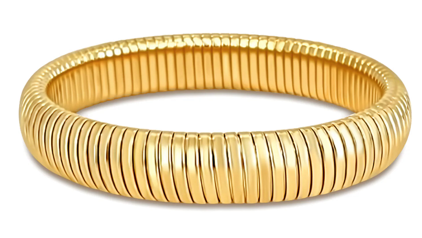 Ellie Vail - Sandra Coil Bangle Bracelet - Gold