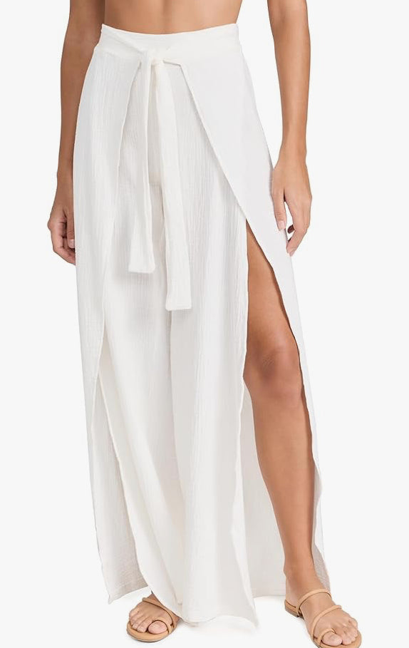 Peixoto - Joan Wrap Pants (patched white)