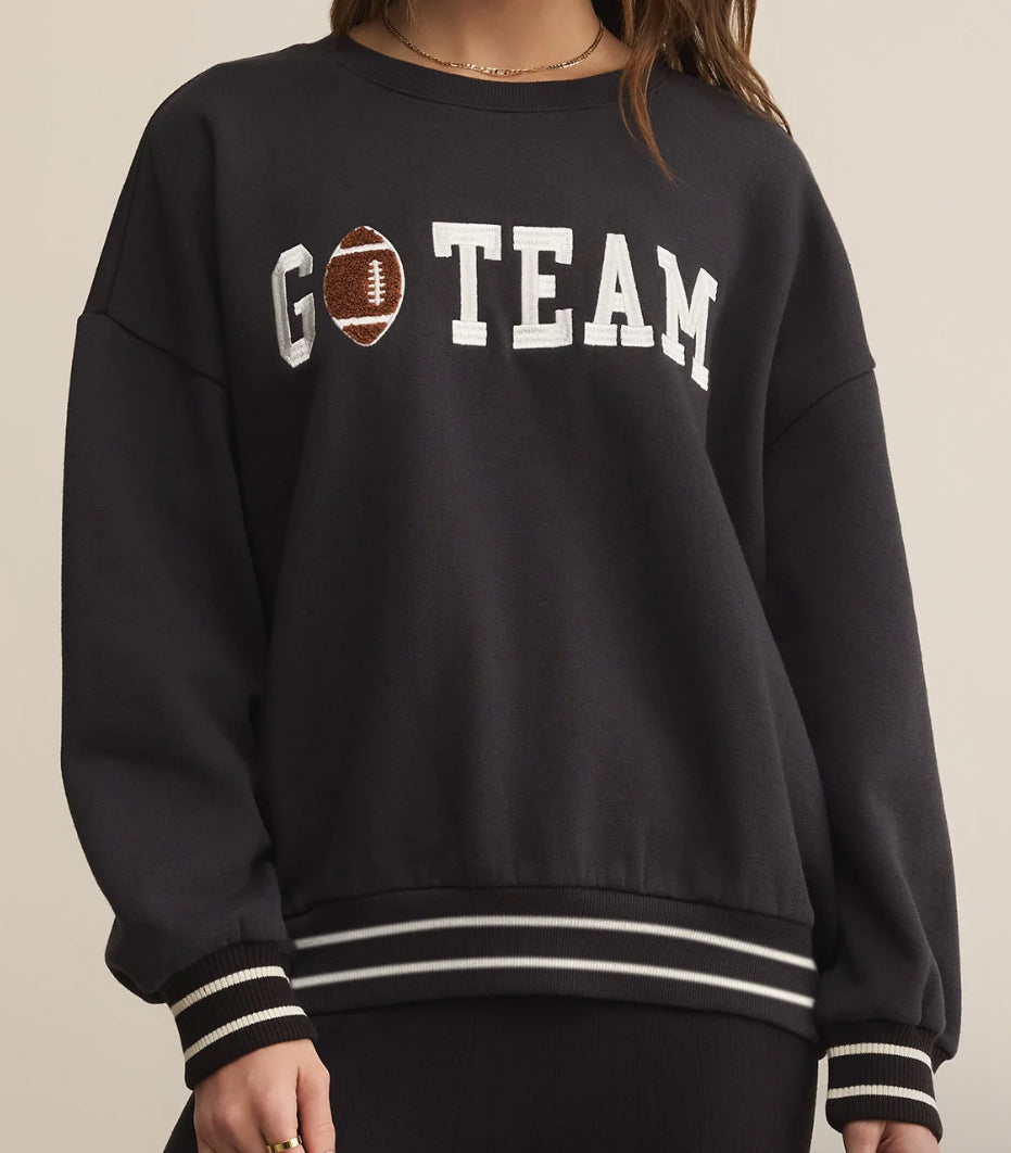 Z - Supply OVERSIZED GO TEAM SWEATSHIRT