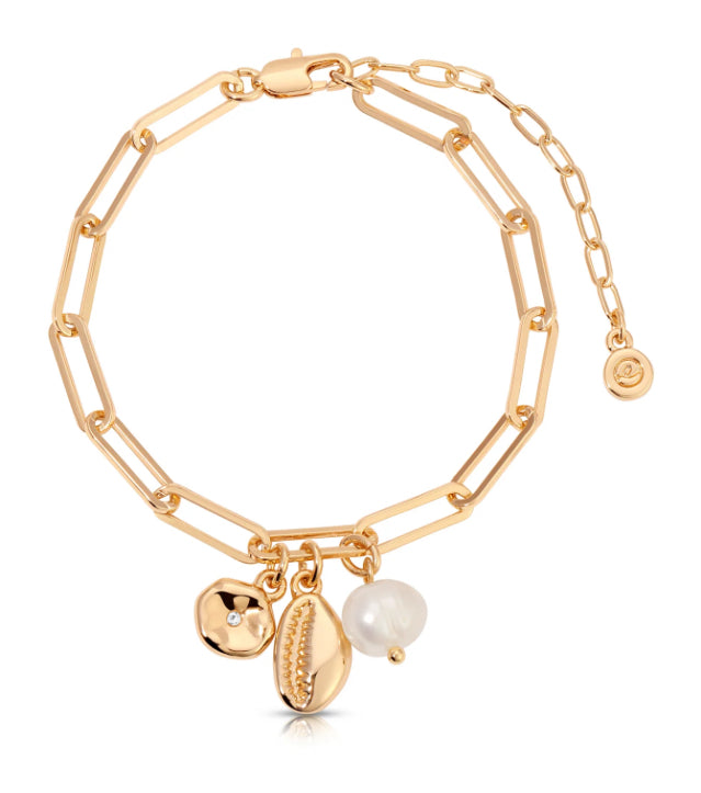 Etikka - Golden Shore Charm Bracelet