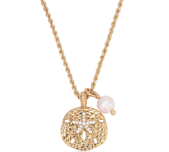 Etikka - Sand Dollar Charm Necklace