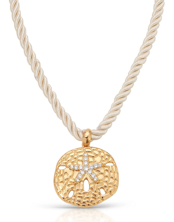 Etikka - Sand Dollar Pendant Necklace