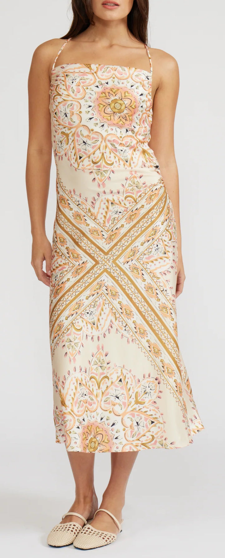 Lucy Paris - Eden Cowl Neck Dress