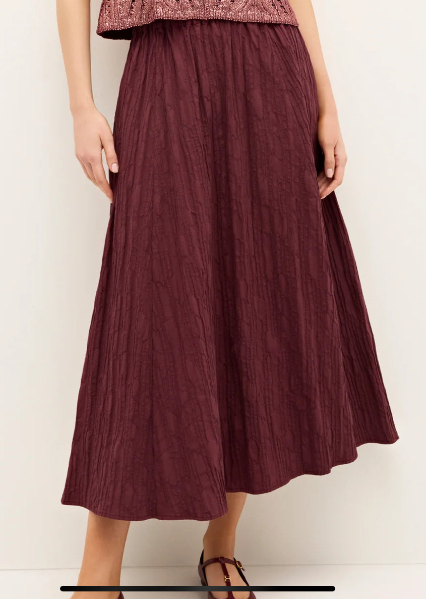Marie Oliver - Sasha Skirt (Merlot)
