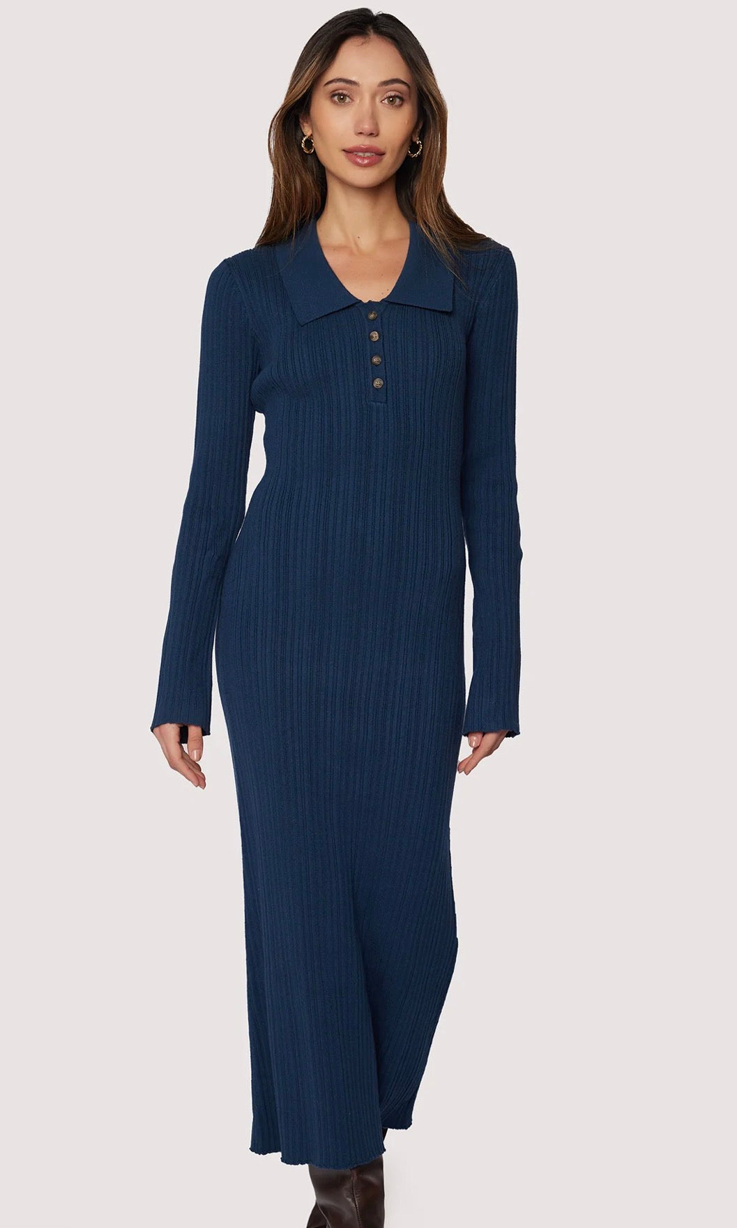 Lost + Wander - Deep Teal Giustina Maxi Dress
