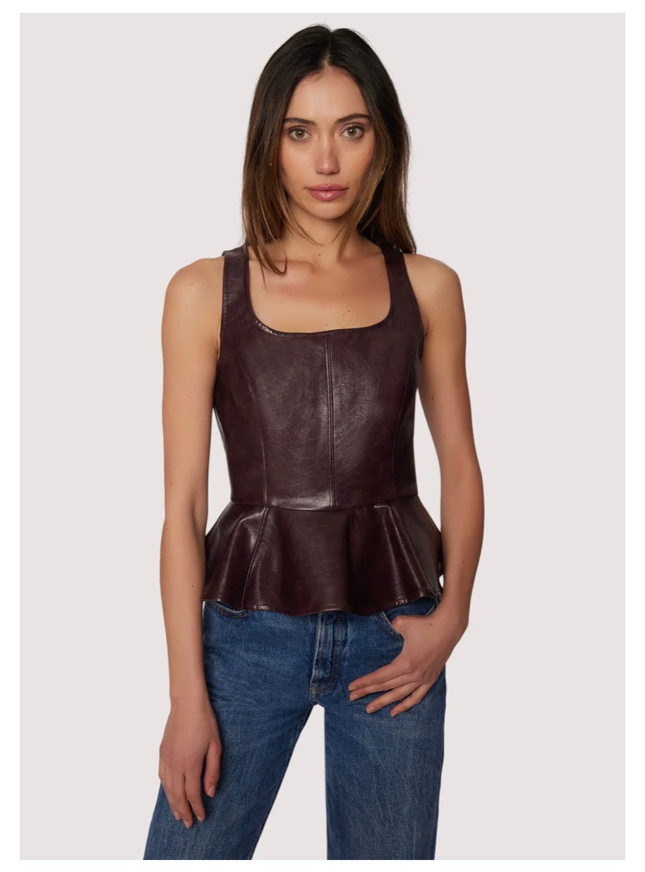 Lost + Wander - Merlot Valor Of Venus Top