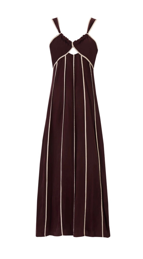 SANICA-MARINA DRESS SANGRIA
